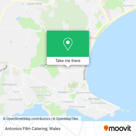 Antonios Film Catering map