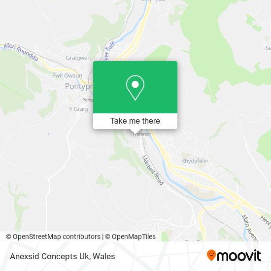 Anexsid Concepts Uk map