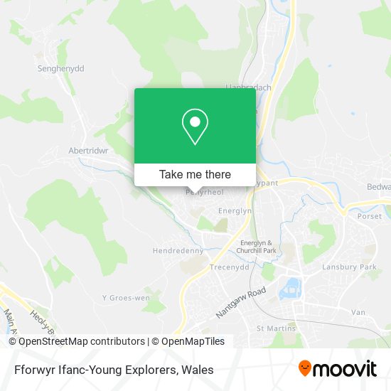 Fforwyr Ifanc-Young Explorers map