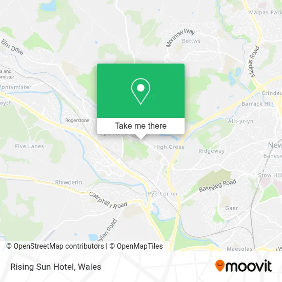 Rising Sun Hotel map