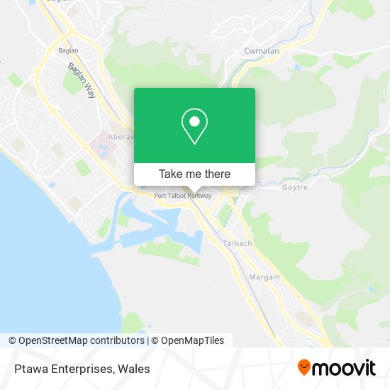 Ptawa Enterprises map