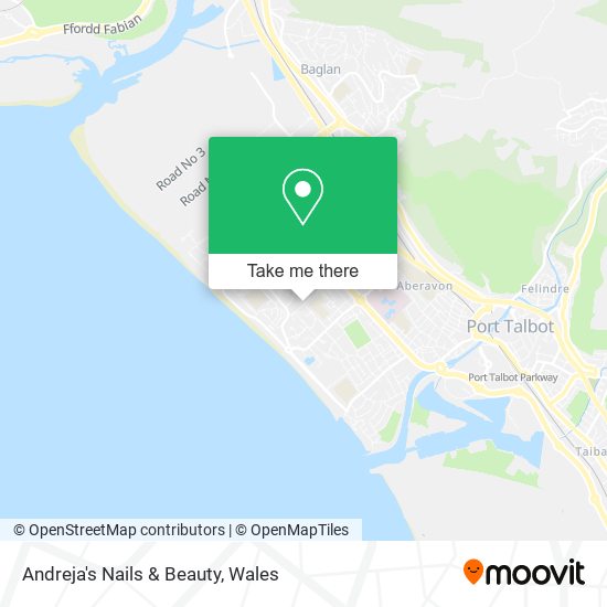 Andreja's Nails & Beauty map