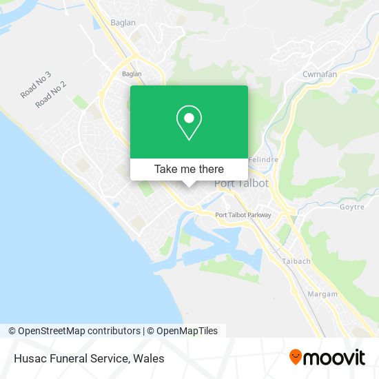 Husac Funeral Service map