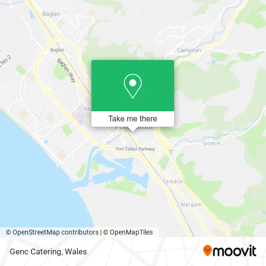 Genc Catering map
