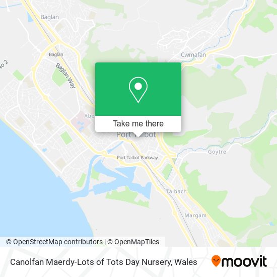 Canolfan Maerdy-Lots of Tots Day Nursery map