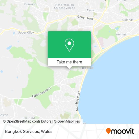Bangkok Services map
