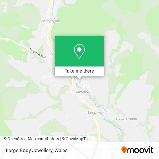Forge Body Jewellery map
