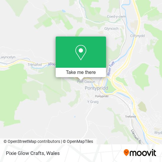 Pixie Glow Crafts map