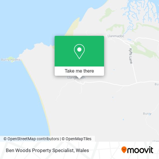 Ben Woods Property Specialist map