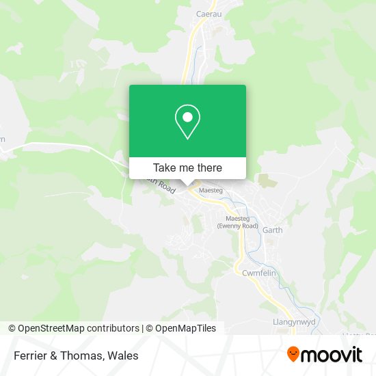 Ferrier & Thomas map