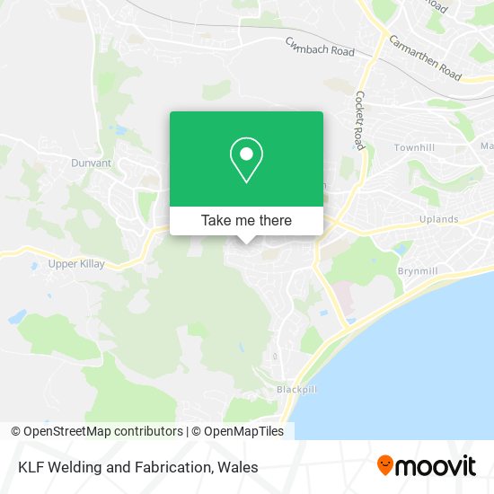 KLF Welding and Fabrication map