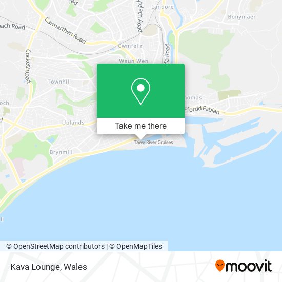 Kava Lounge map