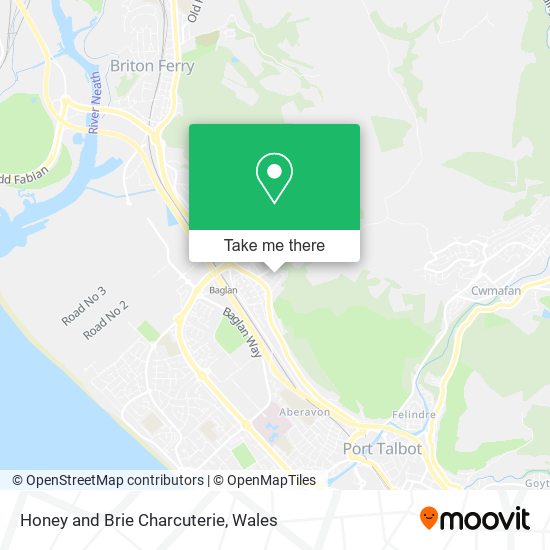 Honey and Brie Charcuterie map