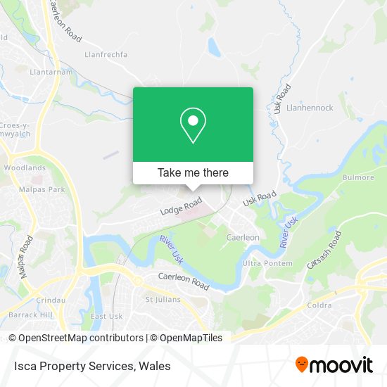 Isca Property Services map