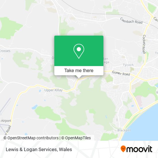 Lewis & Logan Services map