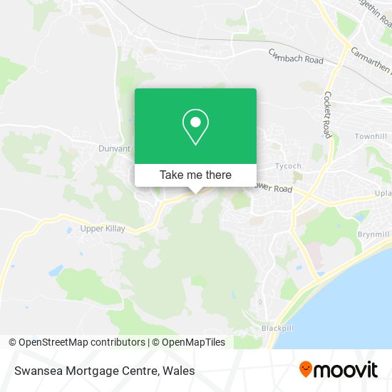 Swansea Mortgage Centre map