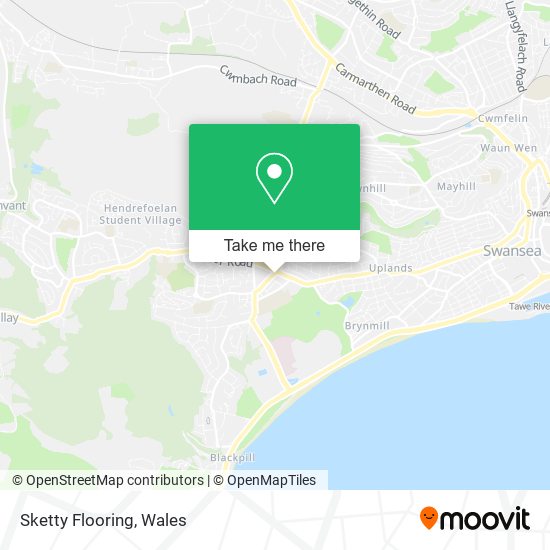 Sketty Flooring map