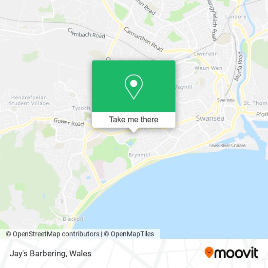 Jay's Barbering map