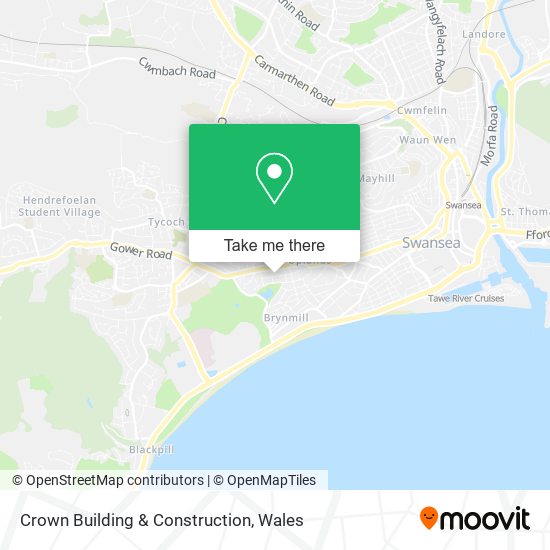 Crown Building & Construction map