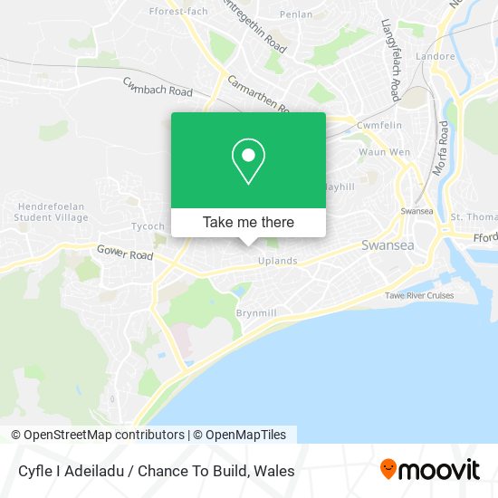 Cyfle I Adeiladu / Chance To Build map