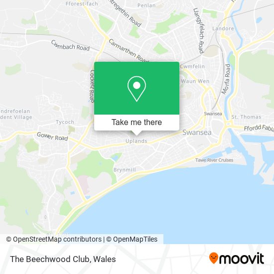 The Beechwood Club map