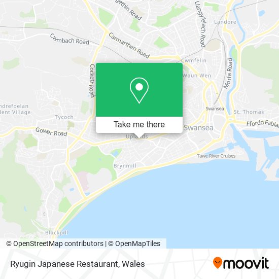 Ryugin Japanese Restaurant map