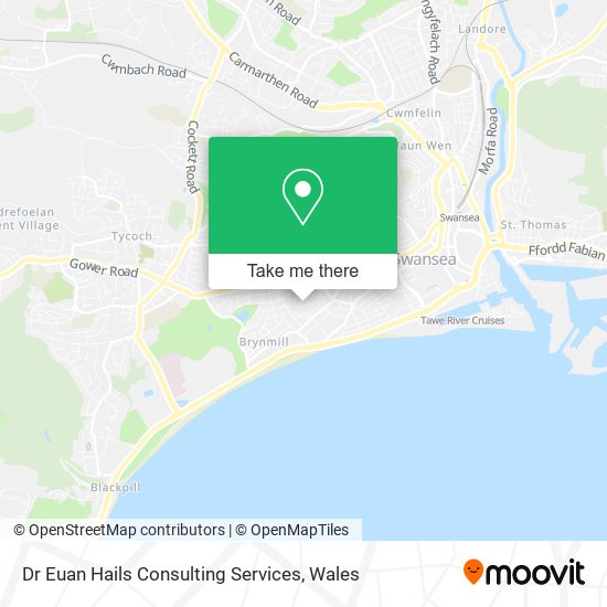 Dr Euan Hails Consulting Services map