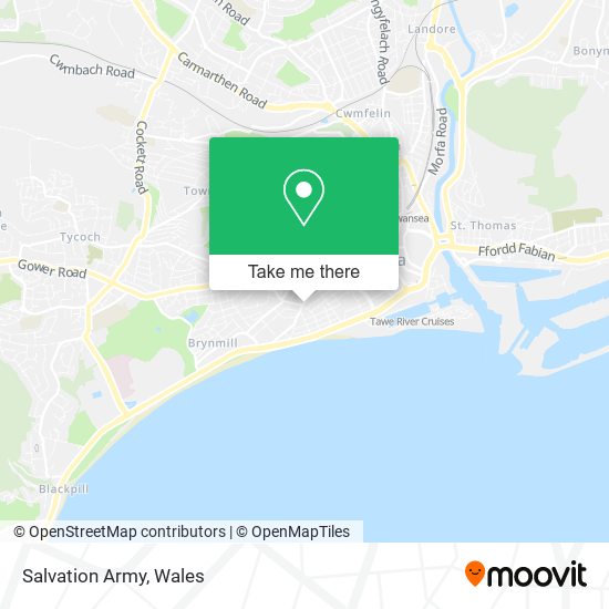 Salvation Army map