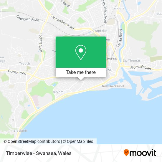 Timberwise - Swansea map