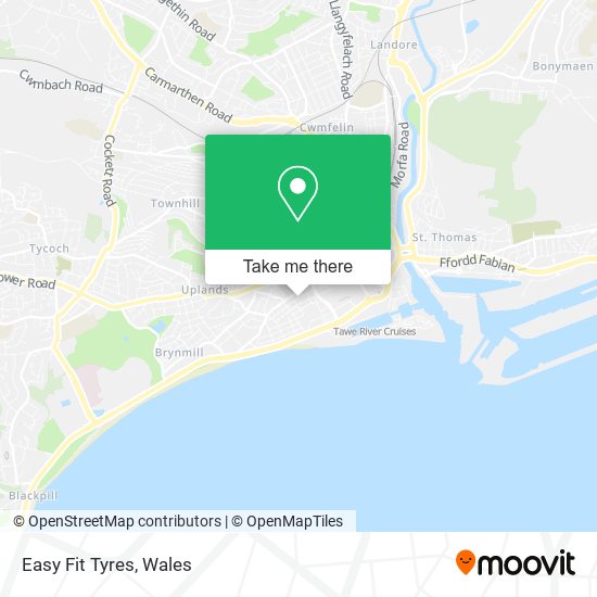 Easy Fit Tyres map