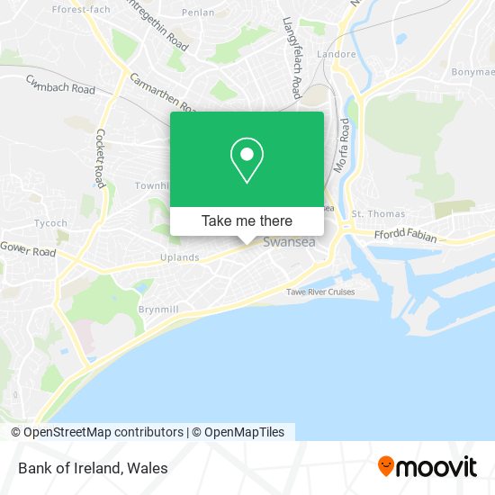 Bank of Ireland map