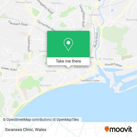 Swansea Clinic map