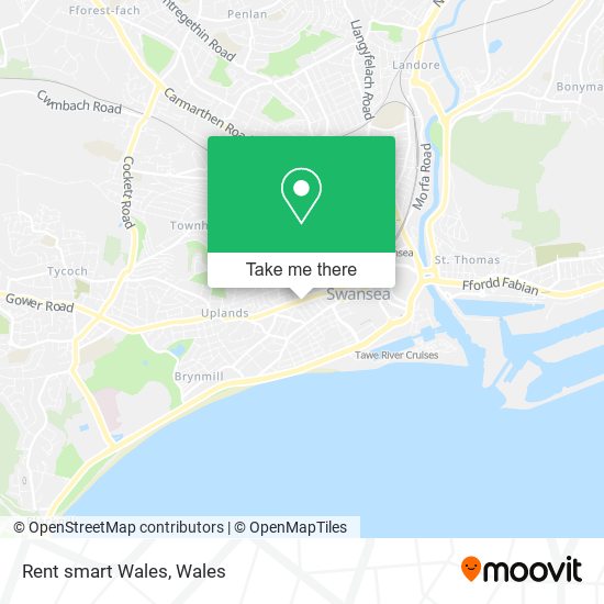 Rent smart Wales map