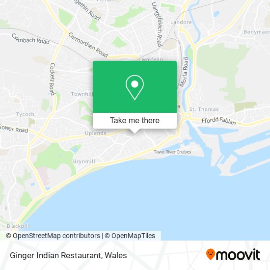 Ginger Indian Restaurant map