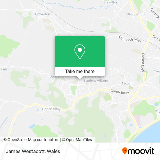 James Westacott map