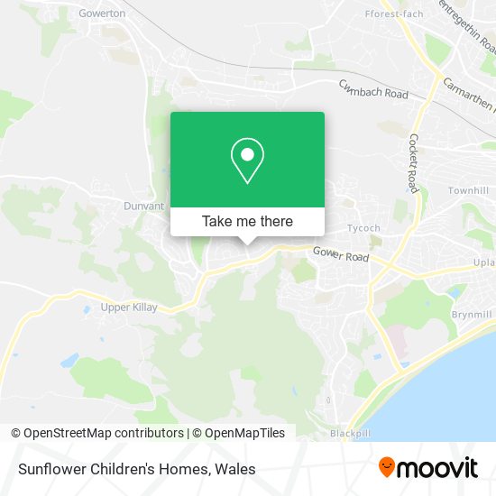 Sunflower Children's Homes map