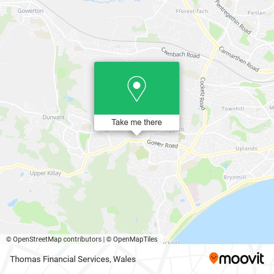 Thomas Financial Services map
