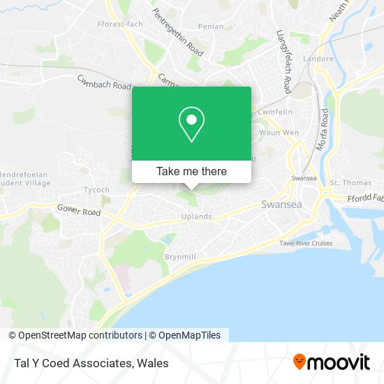 Tal Y Coed Associates map
