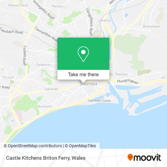 Castle Kitchens Briton Ferry map