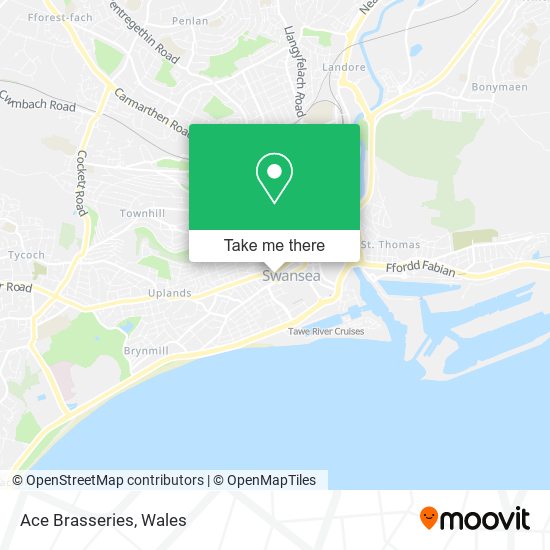 Ace Brasseries map