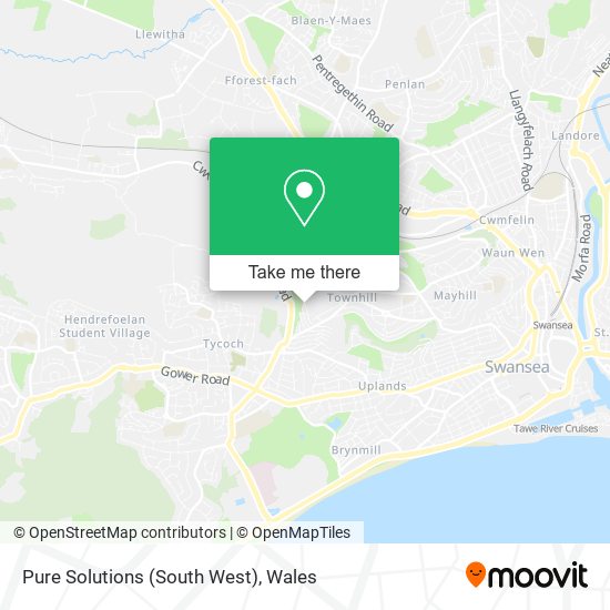 Pure Solutions (South West) map