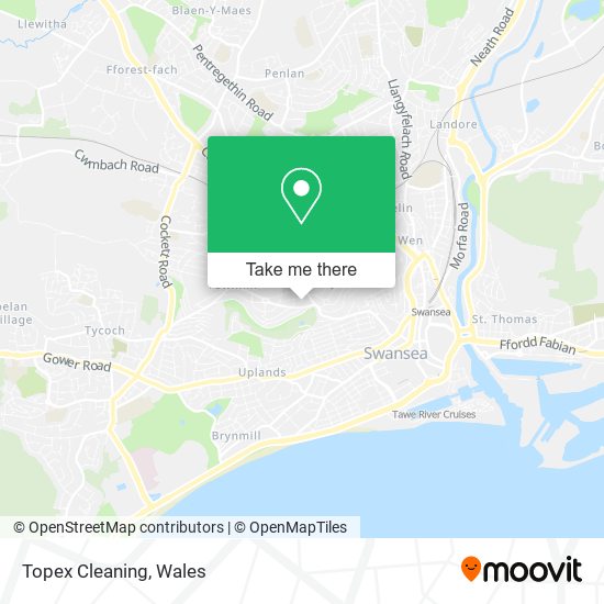 Topex Cleaning map