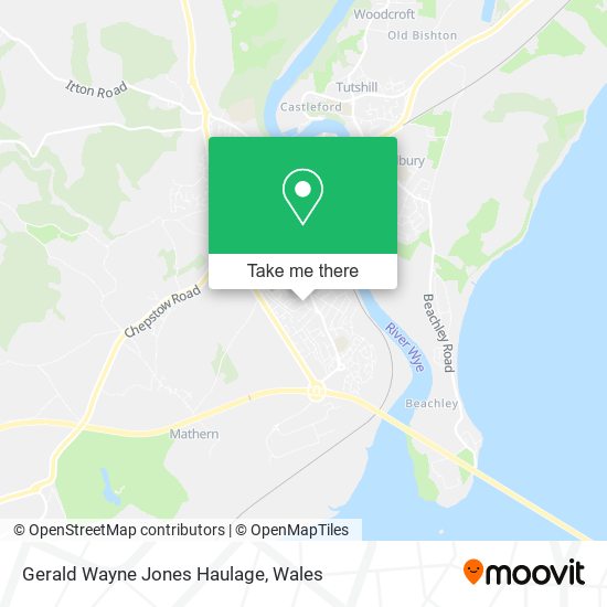 Gerald Wayne Jones Haulage map