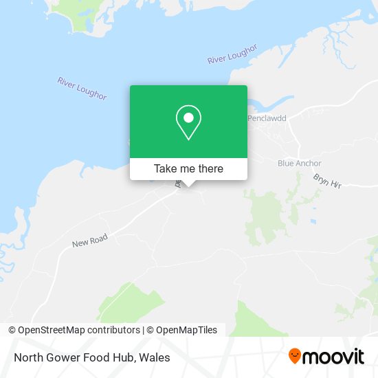 North Gower Food Hub map