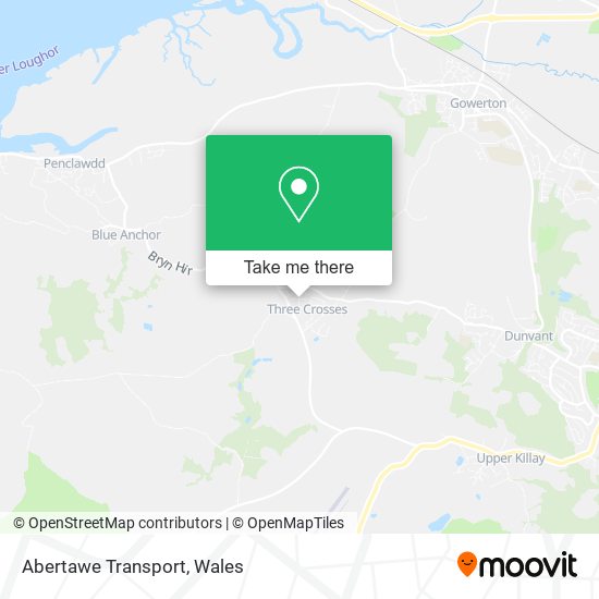 Abertawe Transport map
