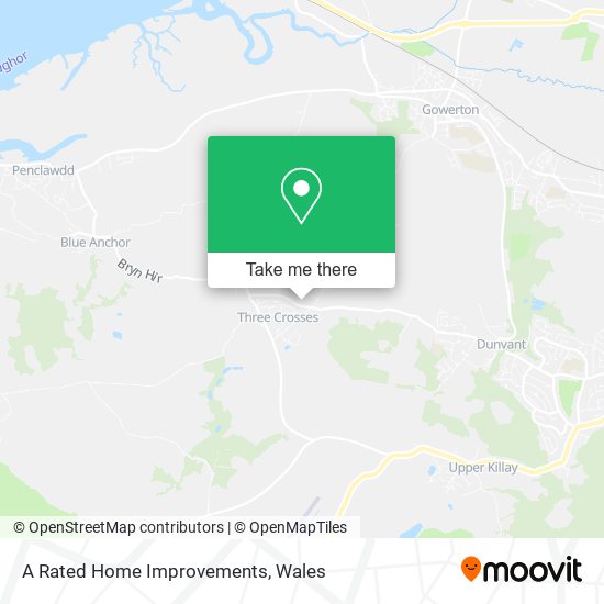 A Rated Home Improvements map