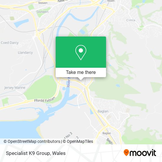 Specialist K9 Group map