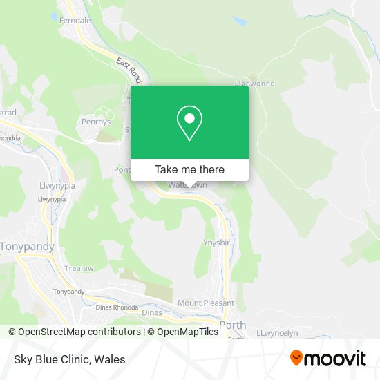Sky Blue Clinic map