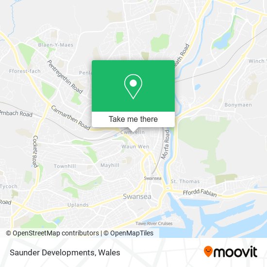 Saunder Developments map