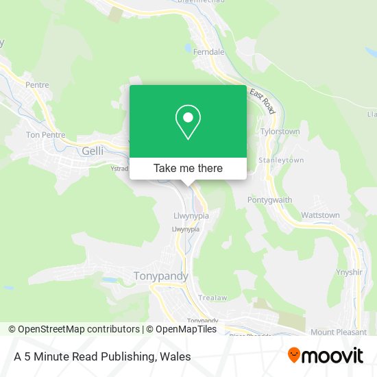 A 5 Minute Read Publishing map